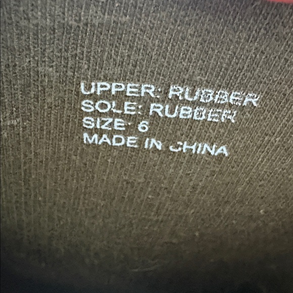 TORY BURCH EQUESTRIAN RUBBER BOOTS- size 6 - Picture 8 of 9